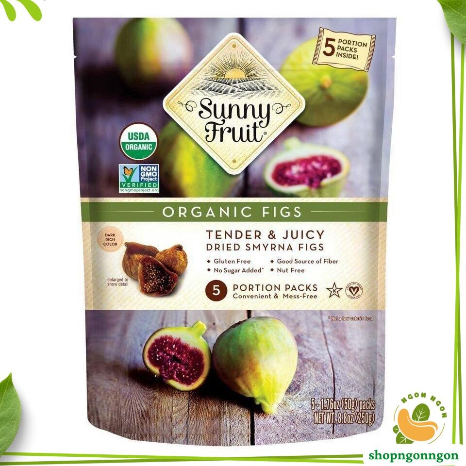 (Organic) Sung khô hữu cơ Sunny Fruit 250g