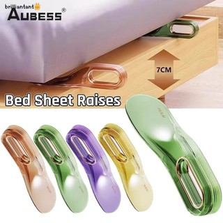 Bộ nâng nệm bằng nhựa bền Aubess, bộ thay ga trải giường, thay thế thanh chắn giường, bri