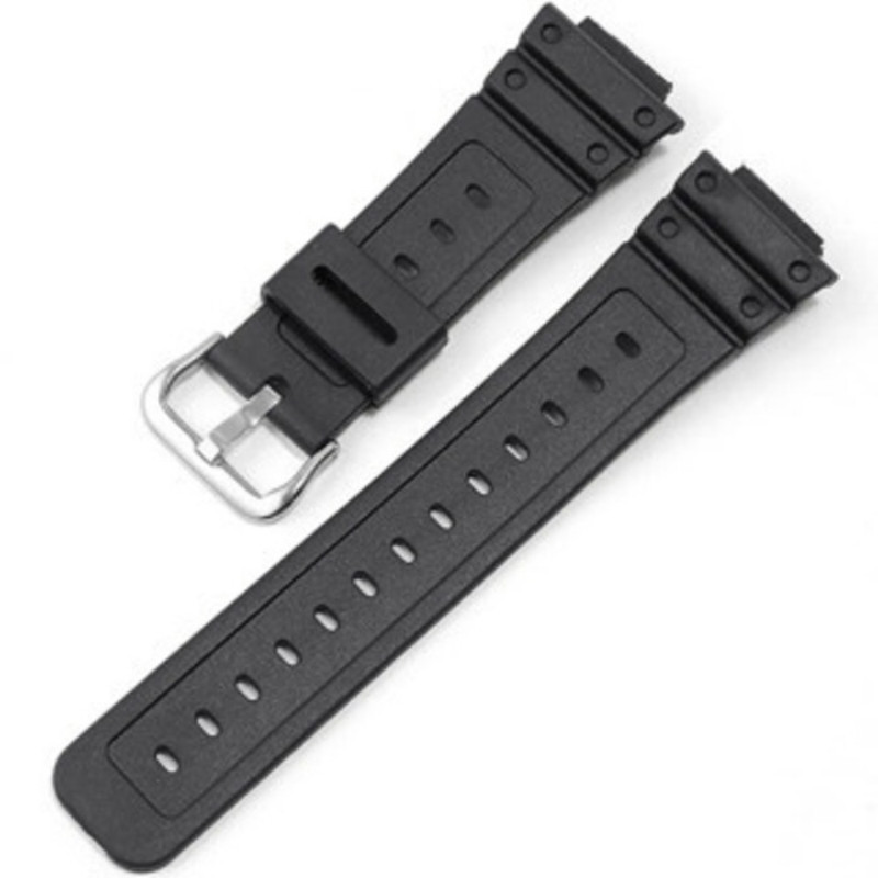 Dây đeo đồng hồ silicon cho đồng hồ kỹ thuật số vuông DW5600 DW6900 DW9052 GA110, Dây đeo cao su bền