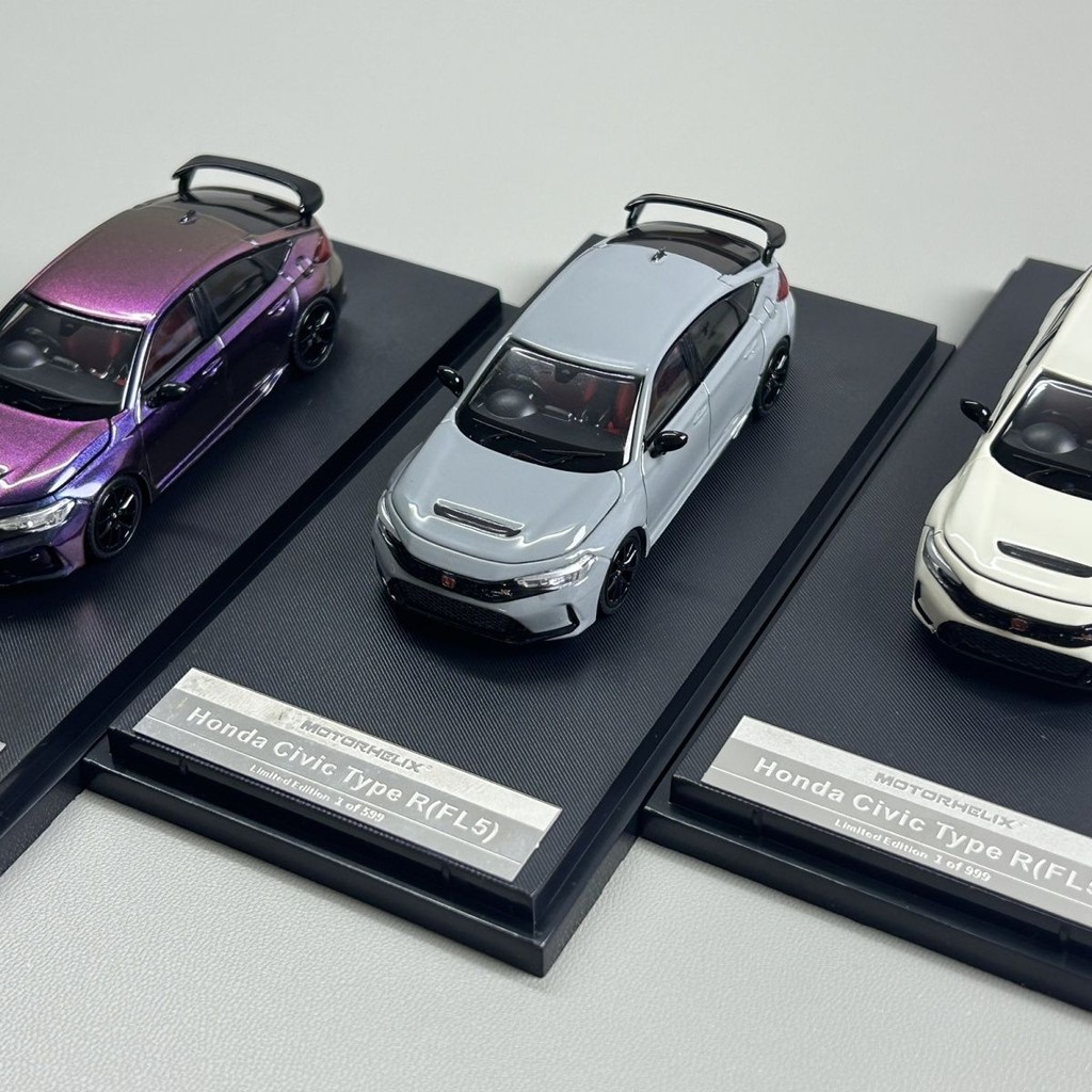 MH 1/64 Honda Civic Type-R FL5 Hợp Kim Xe Mô Hình Đúc Xe Đồ Chơi Bộ Sưu Tập Quà Tặng Sinh Nhật