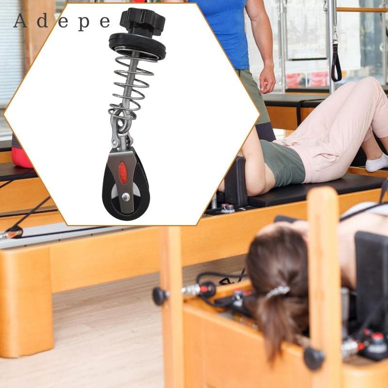 Máy tập Pilates Reformer với lò xo và ròng rọc, phù hợp cho việc tập luyện Yoga và Pilates tại nhà