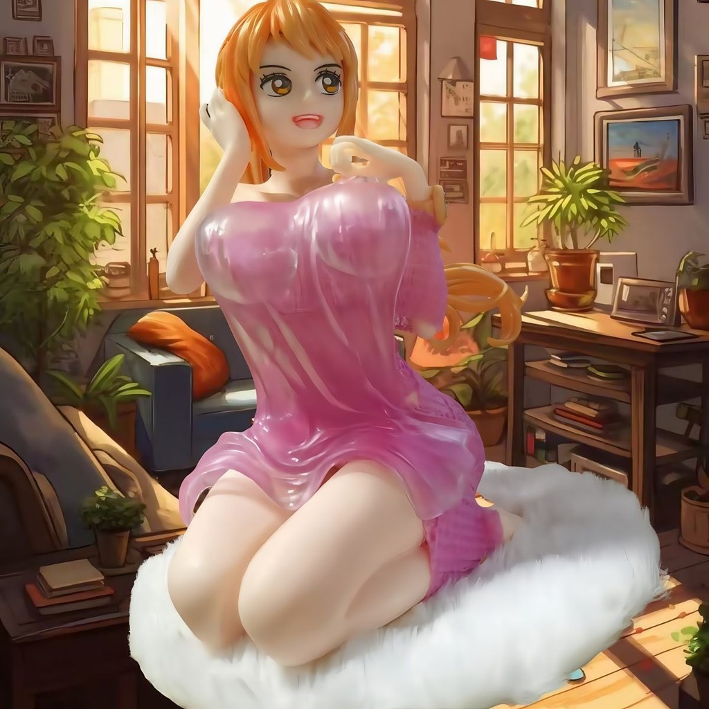 One Piece Anime Nhân Vật Mẫu Nami Búp Bê Mô Hình Trang Trí Quần Áo Có Thể Tháo Rời Búp Bê Hai Chiều 