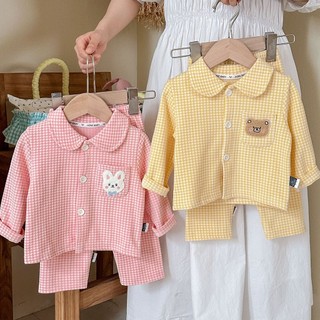 Bộ đồ hai mảnh thoải mái thời trang cho trẻ em 0-12 tuổi