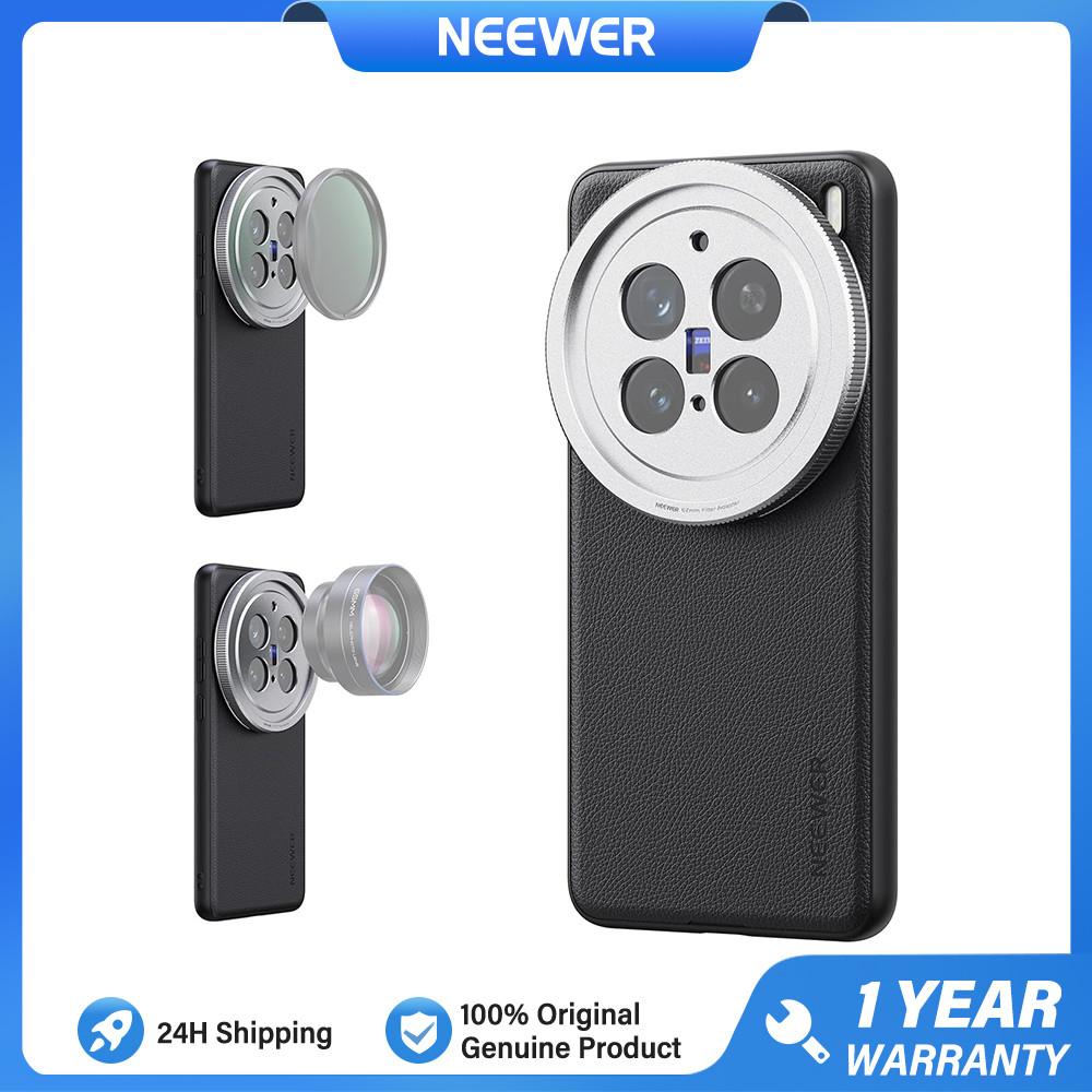 Ốp lưng NEEWER PA113 với bộ điều hợp 17mm / 67mm Tương thích với VIVO X100 Ultra