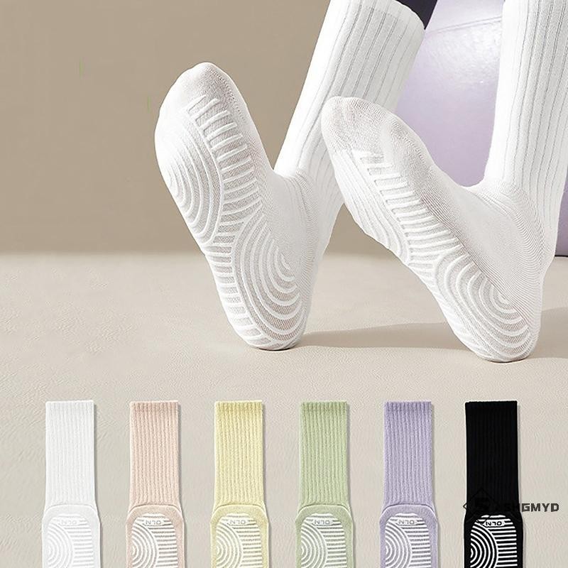 Tất Vớ Yoga chống trơn trượt VÂN LƯỢN SÓNG, có đế cao su Tất Yoga đế chống trượt