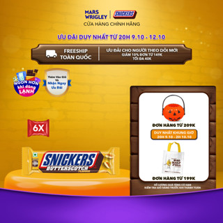 Combo 6 Thanh socola Snickers vị đậu phộng bơ caramel 40g