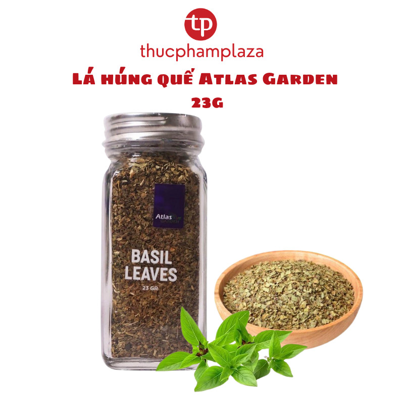 Lá húng quế Atlas Garden Basil Leaves 23g