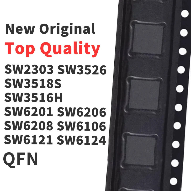 1-5 Chiếc SW2303 SW3526 SW3518S SW3516H SW6201 SW206 SW6208 SW6106 SW6121 SW6124 QFN Chip Chính Hãng
