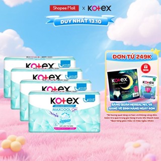 Combo 4 BVS Kotex Hàng Ngày Compact Maxcool French Spa 40X24