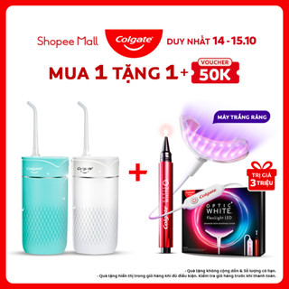 Máy tăm nước Colgate Blast nhỏ gọn, chống thấm nước, pin sạc, sạch sâu từng kẽ răng