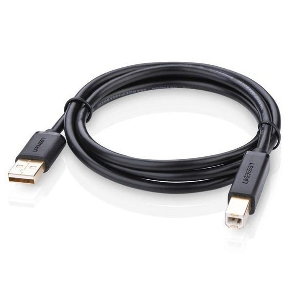 Cáp máy in USB 2.0 5m màu đen Ugreen (10352)