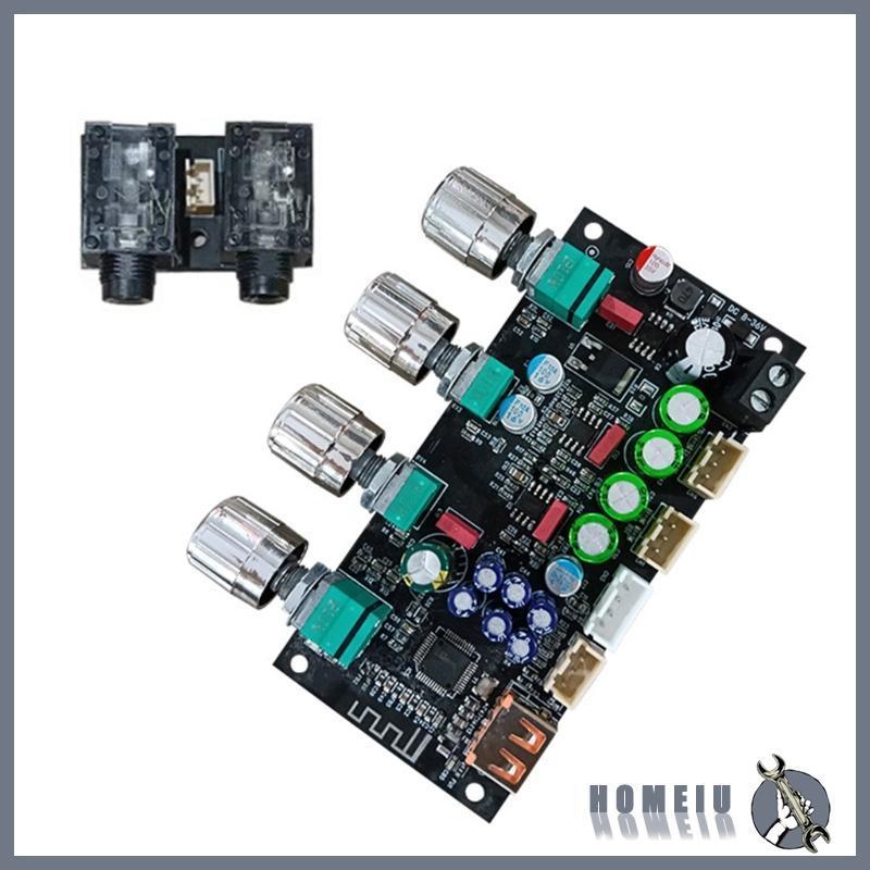 HOMEIU Chuyên Nghiệp 8-36V AMP Nâng Cấp Karaoke Đảo Chiều Ban Micro Chuyên Nghiệp Preamplifier DSP T