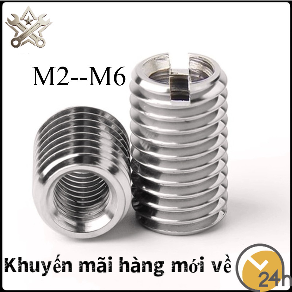 Ren cấy Inox 304 M8/M10/M12/sơmi sắt cấy ren đủ【XIN-VN01】