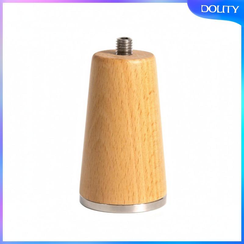 Tay cầm Espresso đứng thay thế ống phẳng Tay cầm Espresso bằng gỗ nguyên khối