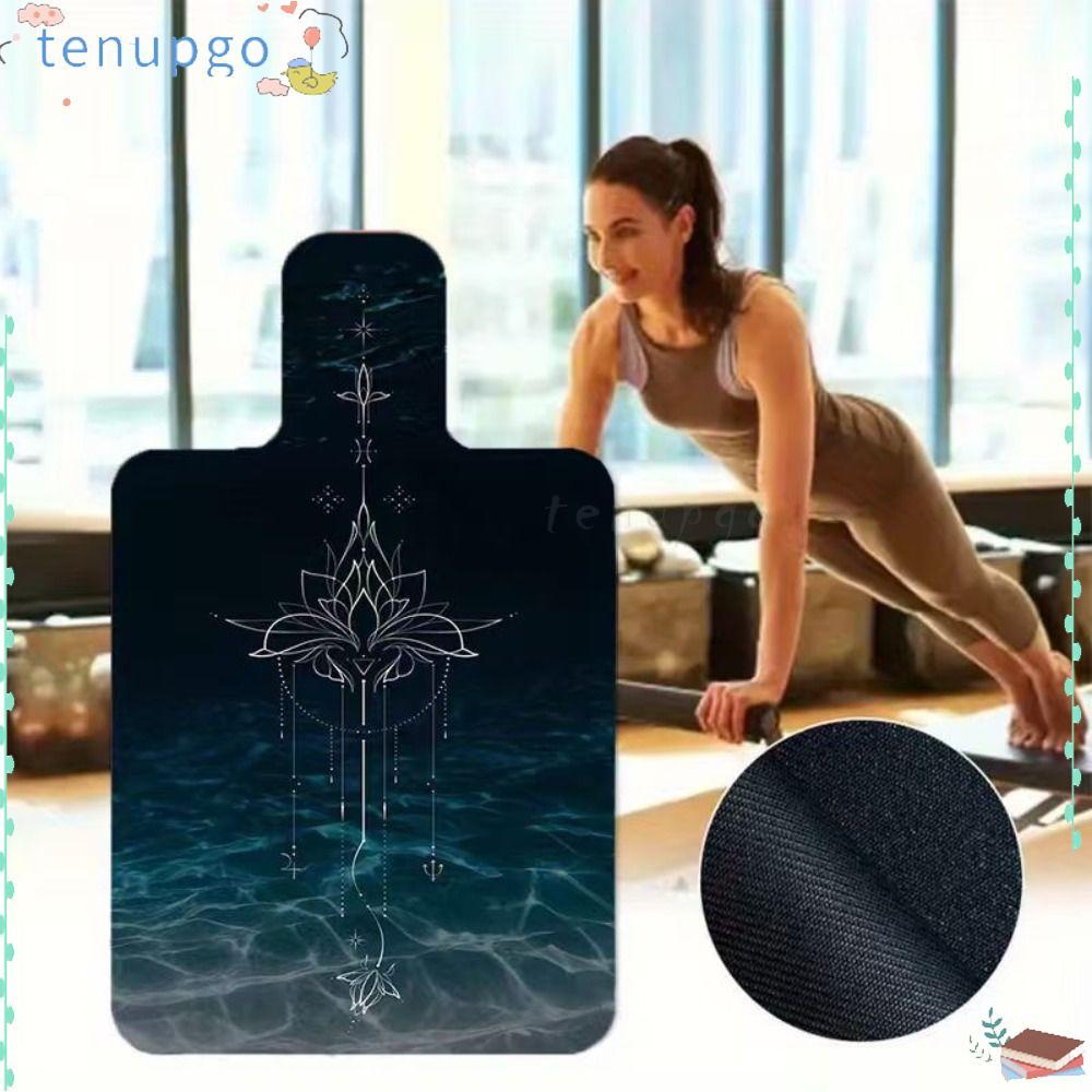 Thảm Pilates TENUPGO, Thảm cải cách Pilates chống trượt siêu mỏng, Máy cải cách cơ thể lông cừu thấm