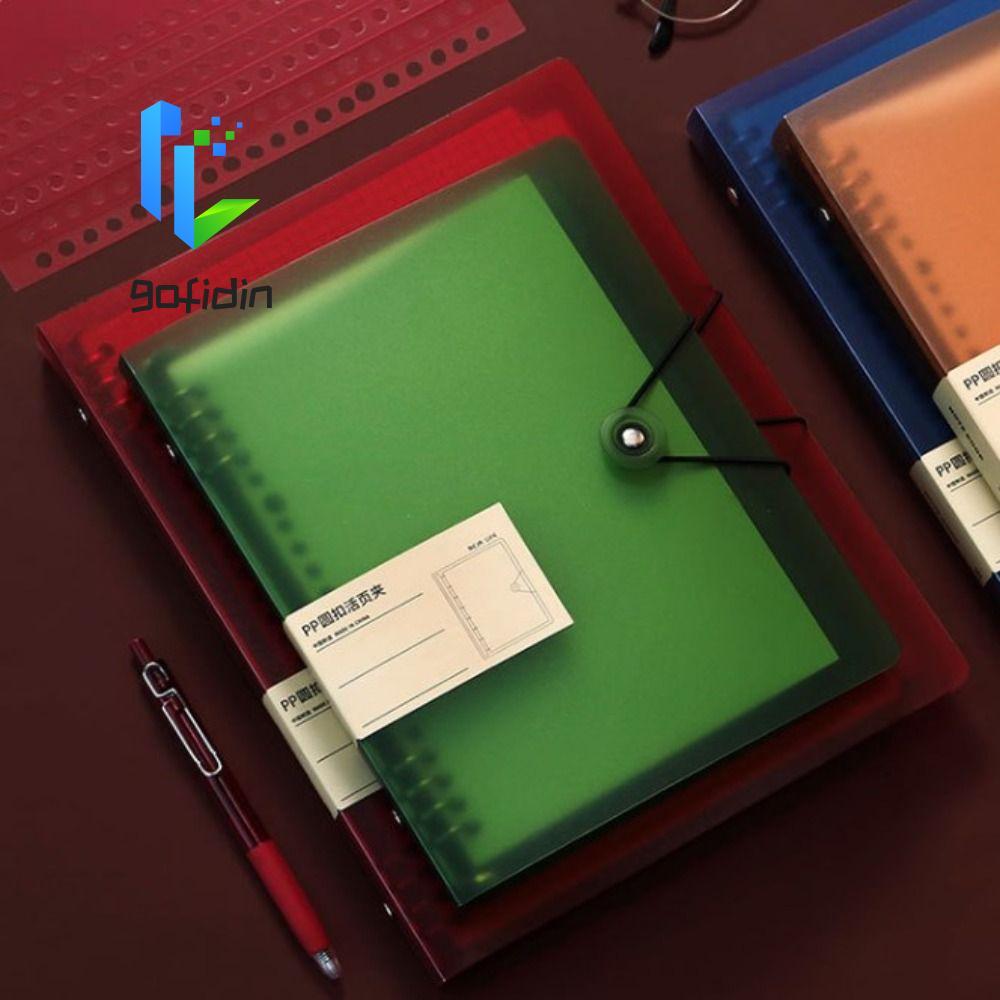GOFIDIN Loose Leaf Notebook Shell, Notebook Binder Inner Cover A5 / B5 / A4 Binder Cover, Thiết kế t
