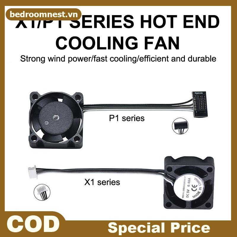 Quạt BEDROOM 2510 Cho Quạt Làm Mát Hotend Bambu Lab X1 / P1 Có Cáp Quạt Làm Mát Nhanh Cho Bambu X1C 