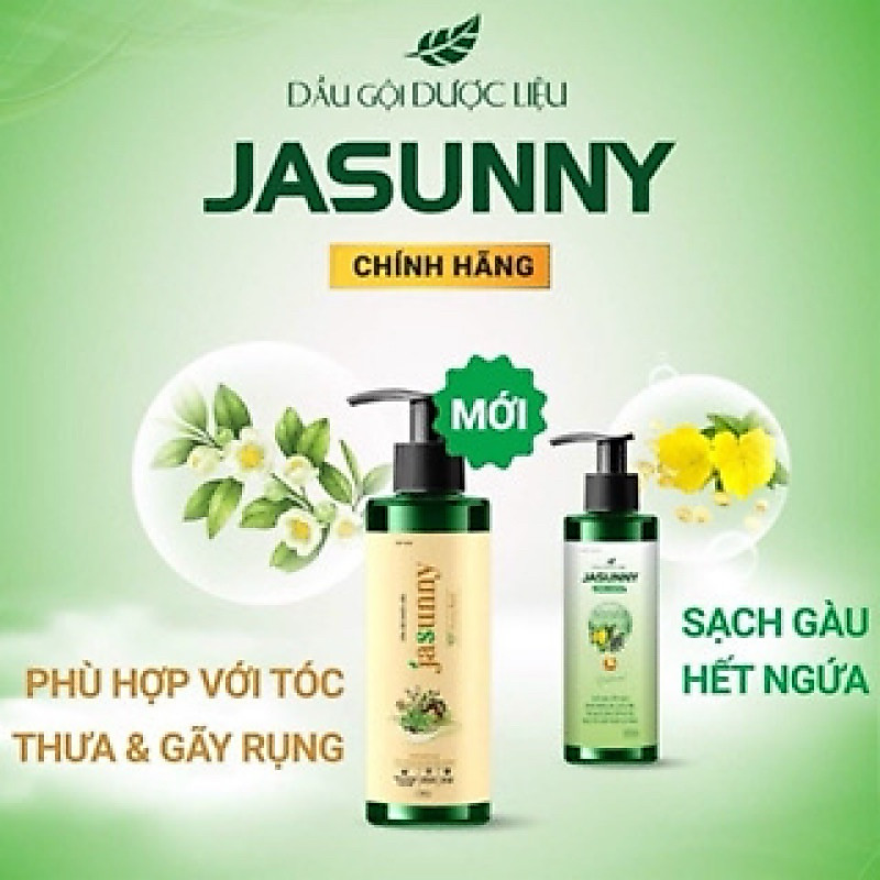 Dầu Gội Dược Liệu Jasunny ( chai 220ml ) - Hỗ trợ giảm rụng tóc