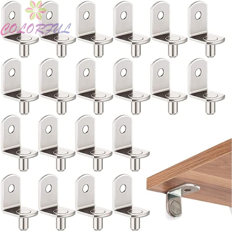 Shelf Support Peg Hard Iron Metal Pin Seperator Shelves Stronger Studs