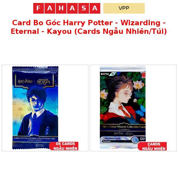 Card Bo Góc Harry Potter - Wizarding - Eternal - Kayou (Cards Ngẫu Nhiên/Túi)