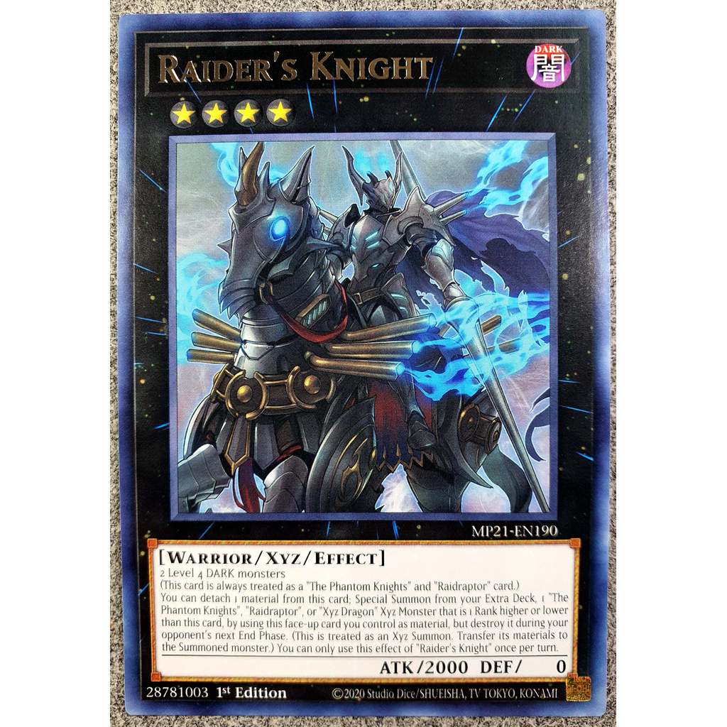 Yu-Gi-Oh Mei-Anh One-Brush MP21-EN019 R Raiders Knight JD3