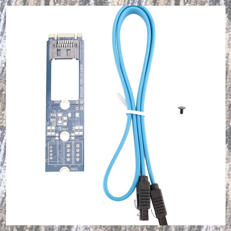 M2 SATA Adapter Chuyển Đổi Thẻ B-M KEY M.2 NGFF Hỗ Trợ 2242 2260 2280