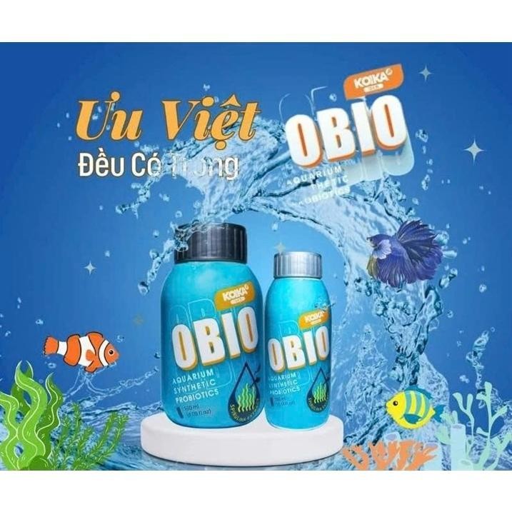 Men Vi Sinh Koika OBIO ( 30 - 180 - 300ml) - Vi Sinh Cao Cấp Dành Cho Cá Cảnh