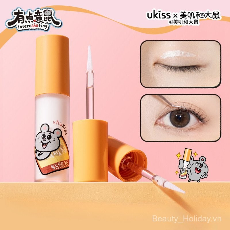 Keo dán lông mi giả UKISS Keo dán lông mi siêu dính tự mài mòn và lâu trôi chống thấm nước MSLI