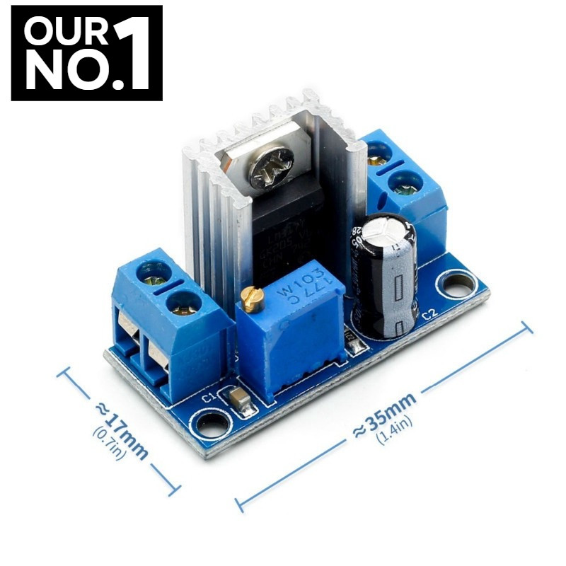 LM317 Bộ Điều Chỉnh Điện Áp Có Thể Điều Chỉnh Nguồn Điện LM317 DC-DC Bộ Chuyển Đổi Buck Bước Xuống B