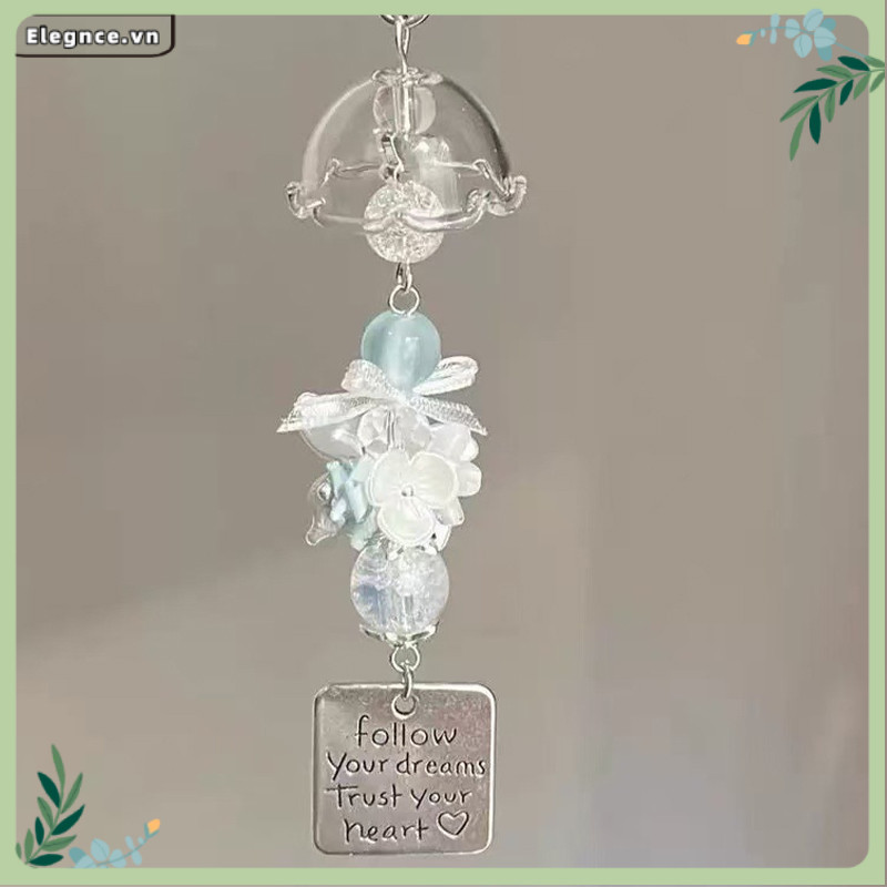 【Elevn】Dây đeo điện thoại chuông gió hình sứa yêu tinh đính hạt Có thể treo trên điện thoại di động và ba lô | BigBuy360 - bigbuy360.vn