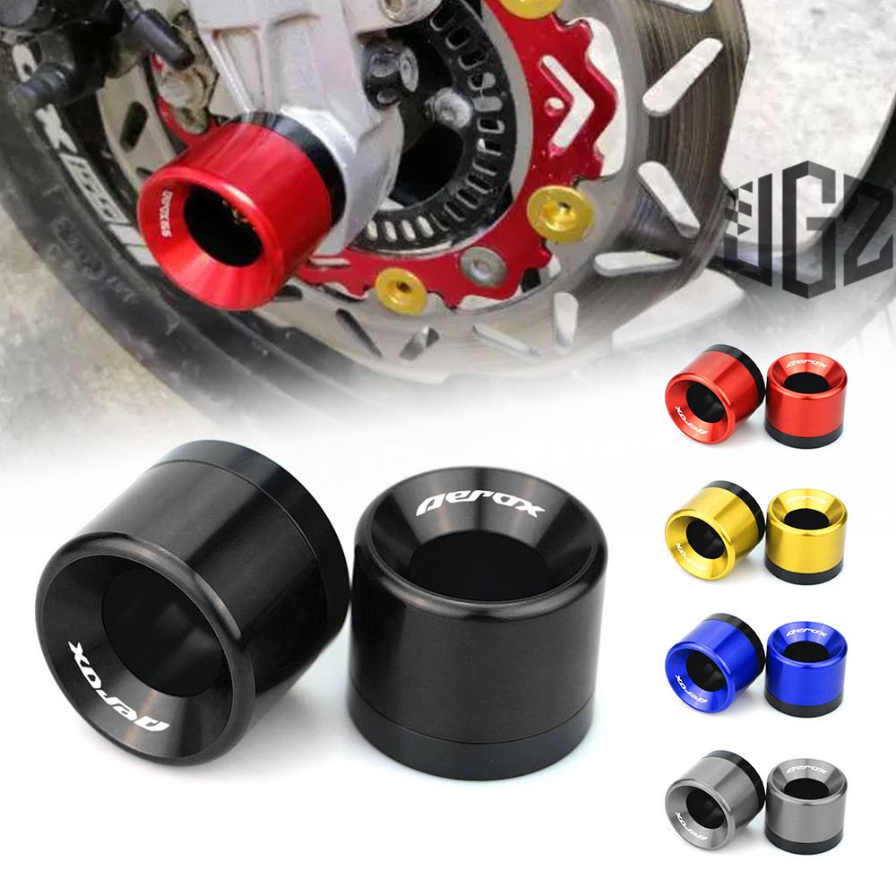 Cho YAMAHA Aerox 155 v1 v2 v3 2025 Bánh Trước Khung Thanh Trượt Bánh Trước Trục Nắp