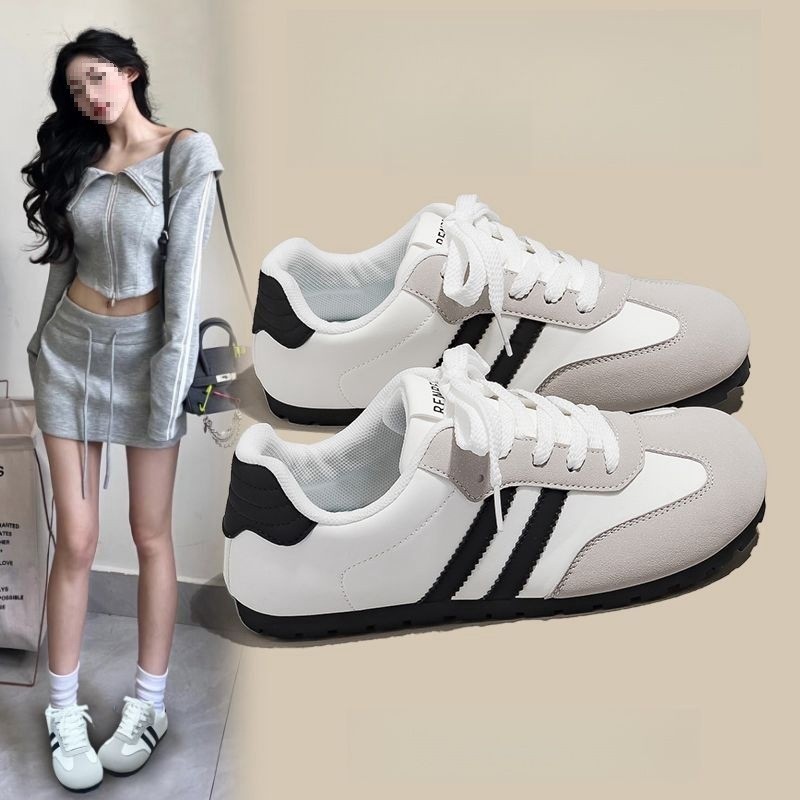 Lake Blue German Training Shoes New Flat Ultra-Light All-Matching Casual Shoes Lake Blue German Trai