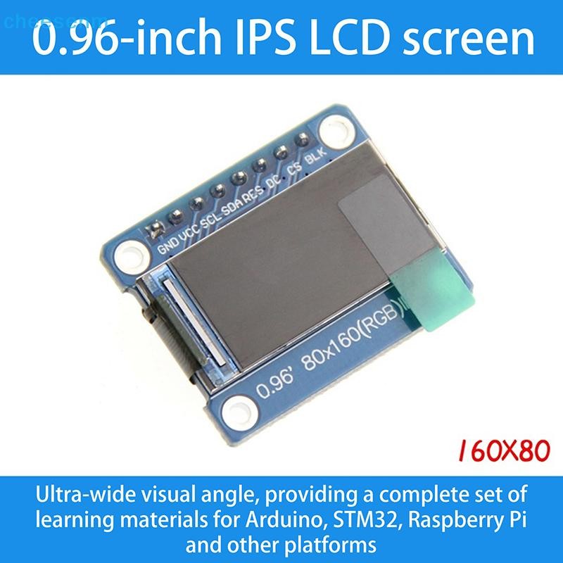 Cheenm 0.96 Inch IPS Màn Hình OLED Mô Đun Cho 80 * 160 65K Đầy Màu Sắc RGB TFT LCD Board ST7735 ST77