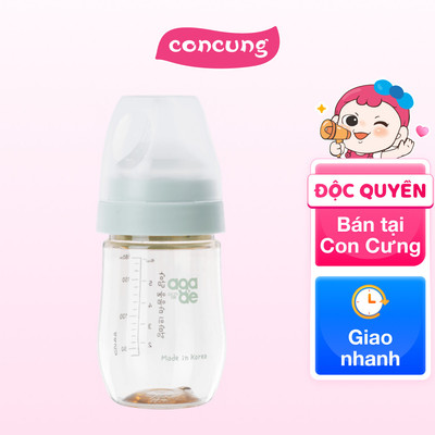 Bình sữa PPSU Aga-ae 180ml (Xanh) - Con Cưng