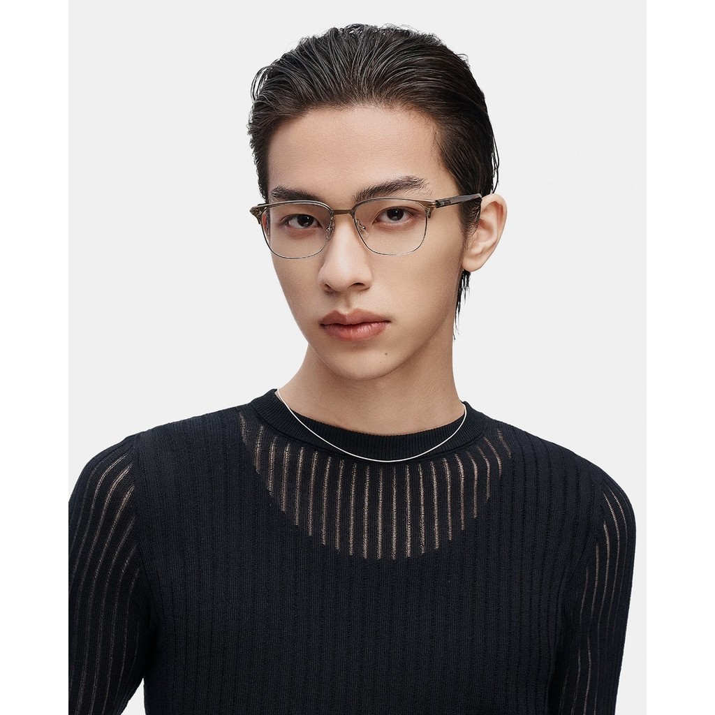 MUJOSH - Gọng kính vuông unisex bản vừa MJ11FM1074-GRC4