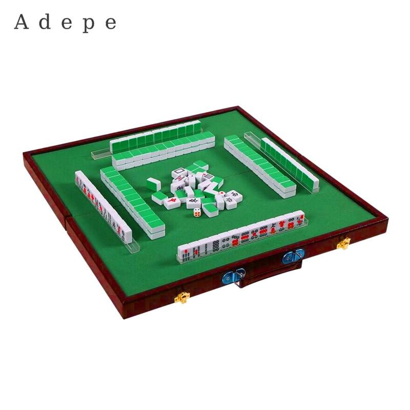 Adpe Mini Office of Portable Chinese Mahjong, Board Game, Tile Game, Phụ kiện giải trí nội thất 50 C