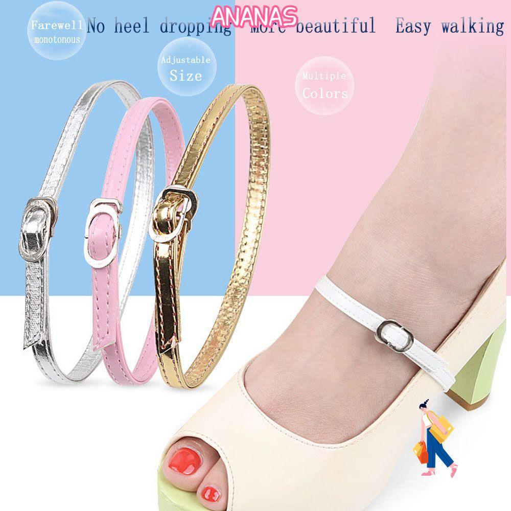 ANANAS Bundle Dây Giày Nữ Phụ Kiện Giày Dây Chống Trượt Có Thể Điều Chỉnh
