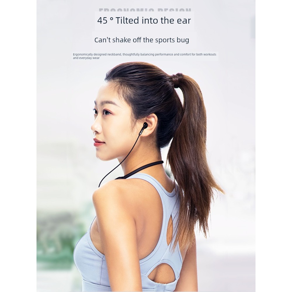 tai nghe ko dây nghe bluetooth Tai Nghe Bluetooth Treo Cổ Thể Thao Không Dây Bé Trai Bé Gái Tuổi Thọ