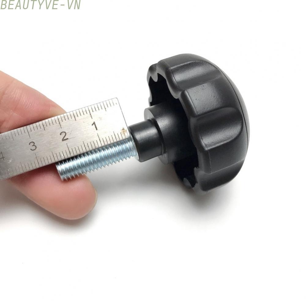 M8x25mm Plum Blossom Knob Bolts 4PCS with Tool-Less Plastic Handle for Gym Setup