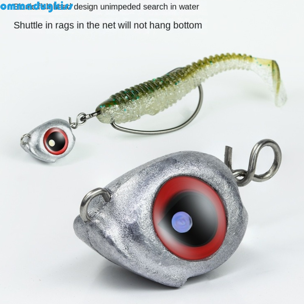 Đầu Jig Swimbait OMMAD, 3,5g / 5g / 7g / 10g Đầu Chì Đáy Mồi, 2025 Cứng Mềm Giun Dụ Jig Head Texas J