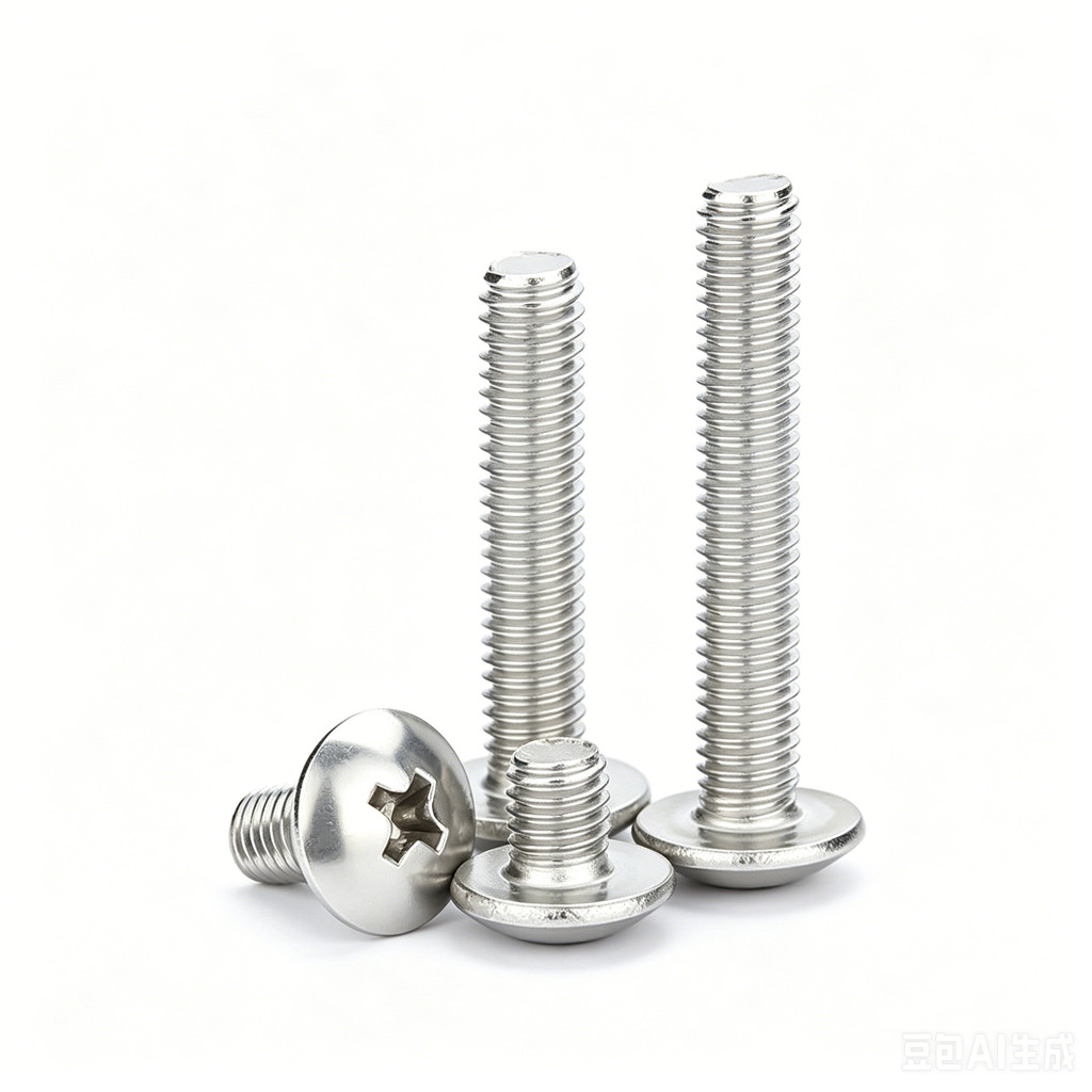 Ốc Vít inox đầu dù pake Inox 304 M5/M6/M8 , Bu lông inox đầu dù pake inox 304 M5-M8 [TSJ-YL-VN2]