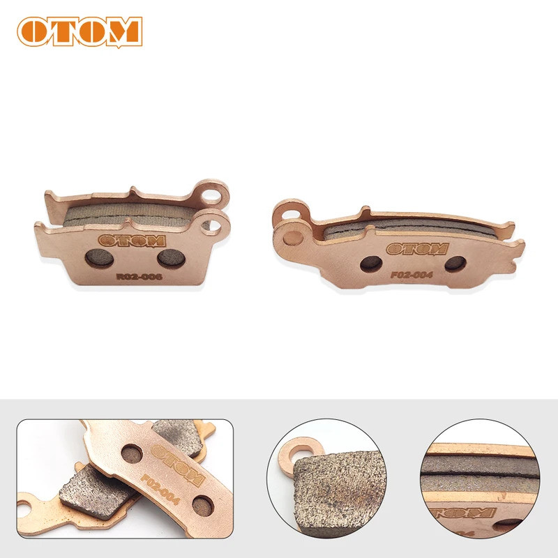 Phụ kiện xe máy MỚI Má phanh trước & sau Đồng thiêu kết cho YAMAHA KAWASAKI SUZUKI YZF WRF KXF KLX R