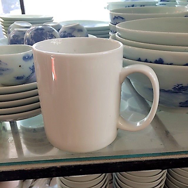Cốc sứ trắng Bát Tràng