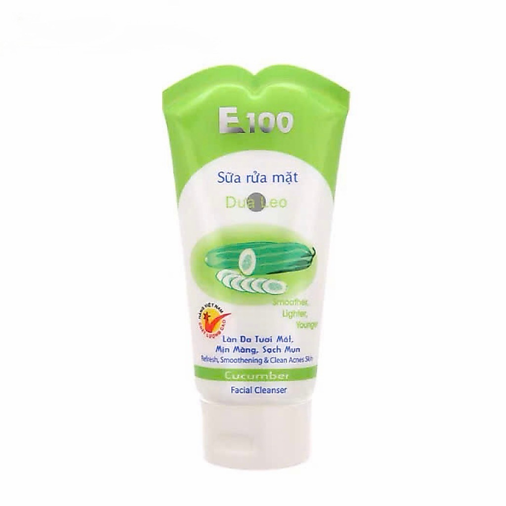 Sửa Rửa Mặt E100 Dưa Leo 100g