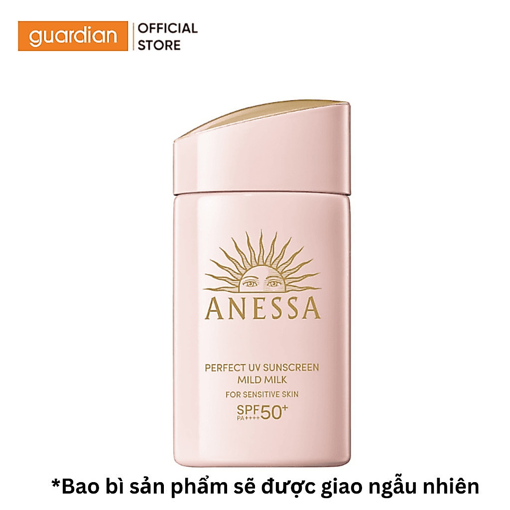 Sữa Chống Nắng Dành Cho Da Nhạy Cảm Anessa Perfect UV Sunscreen Mild Milk SPF50+ PA++++ 60ml
