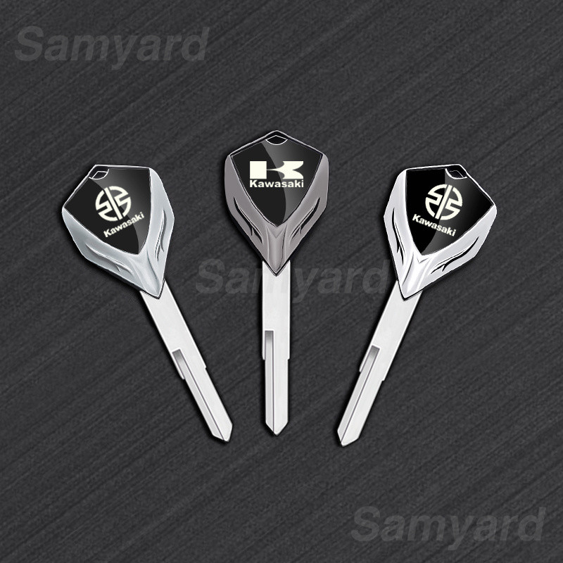 Hợp Kim Kẽm Xe Máy Chìa Khóa Trống Cho Kawasaki Ninja ZX-6R ZX-10R ZX-14R Z1000 Z750 Z800 Z900 Versy