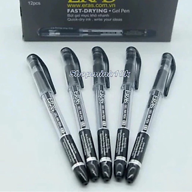 Hộp 12c bút gel E135 fast drying khô nhanh chính hãng