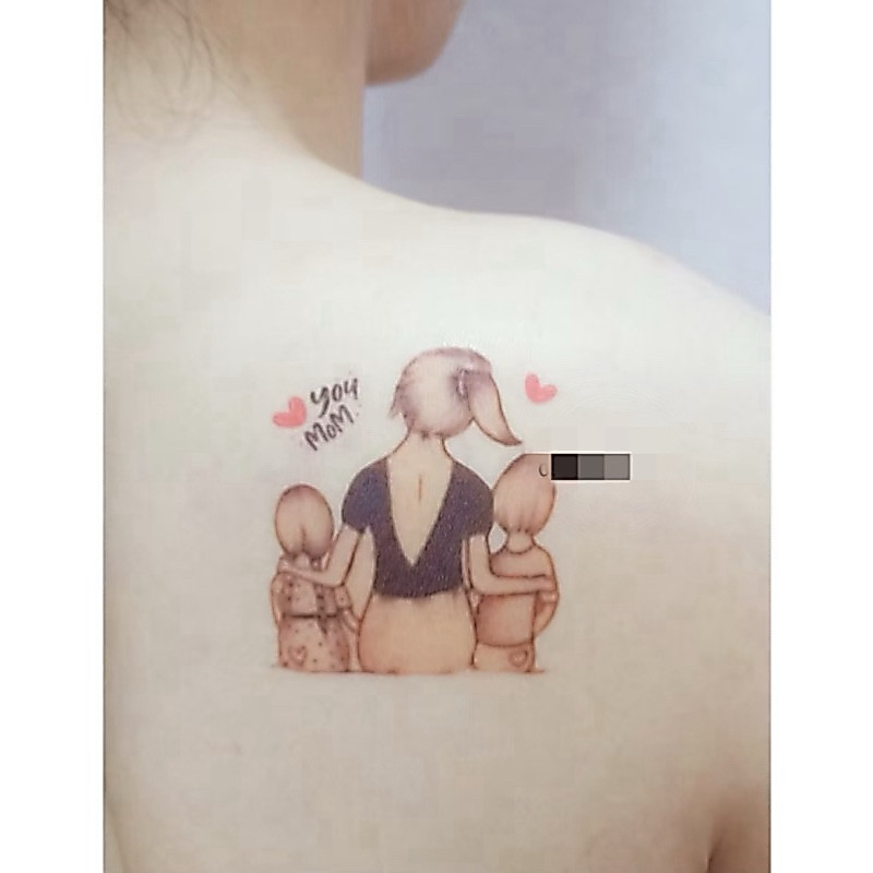 Hình xăm dán Mẹ Con