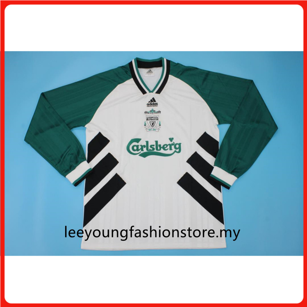 #LF 93-95 Sân khách sân nhà dài tay Áo bóng đá cổ điển #FOWLER