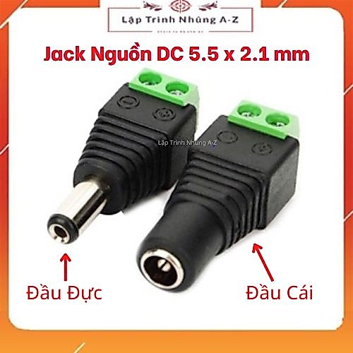 [Lập Trình Nhúng A-Z][G49] Combo 2 Chiếc Jack DC Đầu Cái / Đầu Đực